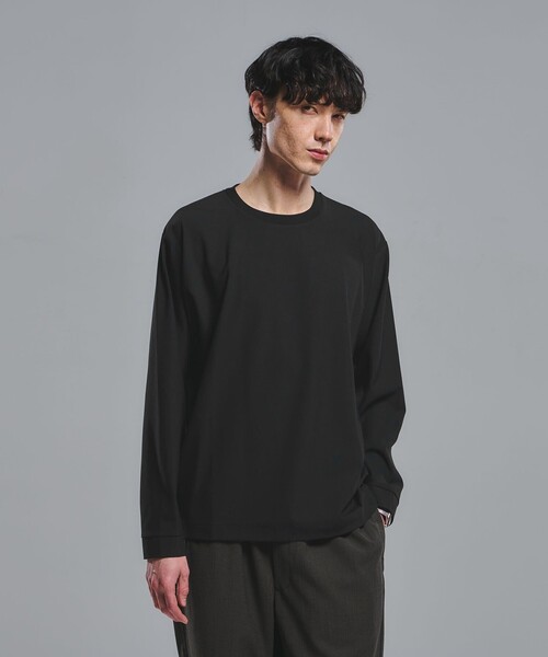 green label relaxing(グリーンレーベルリラクシング)の「KIVANC クルーネック Tシャツ(Tシャツ/カットソー・メンズ・ブラック/ベージュ/ケリーグリーン・L/S/XL/M)」の2枚目の写真