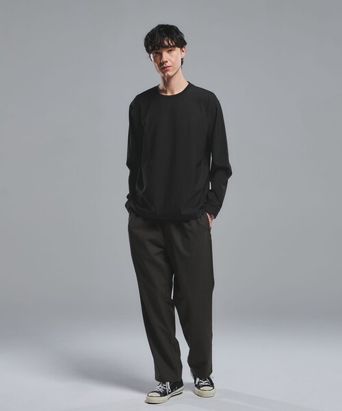 green label relaxing(グリーンレーベルリラクシング)の「KIVANC クルーネック Tシャツ(Tシャツ/カットソー・メンズ・ブラック/ベージュ/ケリーグリーン・L/S/XL/M)」の6枚目の写真