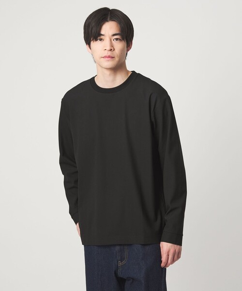 green label relaxing(グリーンレーベルリラクシング)の「KIVANC クルーネック Tシャツ(Tシャツ/カットソー・メンズ・ブラック/ベージュ/ケリーグリーン・L/S/XL/M)」の7枚目の写真