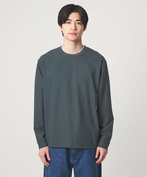 green label relaxing(グリーンレーベルリラクシング)の「KIVANC クルーネック Tシャツ(Tシャツ/カットソー・メンズ・ブラック/ベージュ/ケリーグリーン・L/S/XL/M)」の11枚目の写真