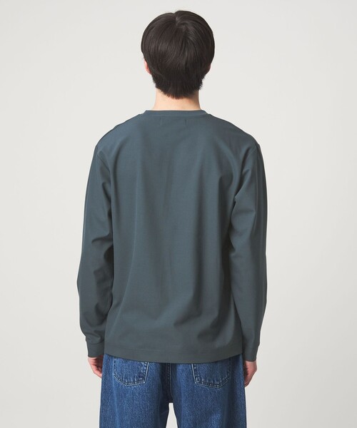 green label relaxing(グリーンレーベルリラクシング)の「KIVANC クルーネック Tシャツ(Tシャツ/カットソー・メンズ・ブラック/ベージュ/ケリーグリーン・L/S/XL/M)」の13枚目の写真