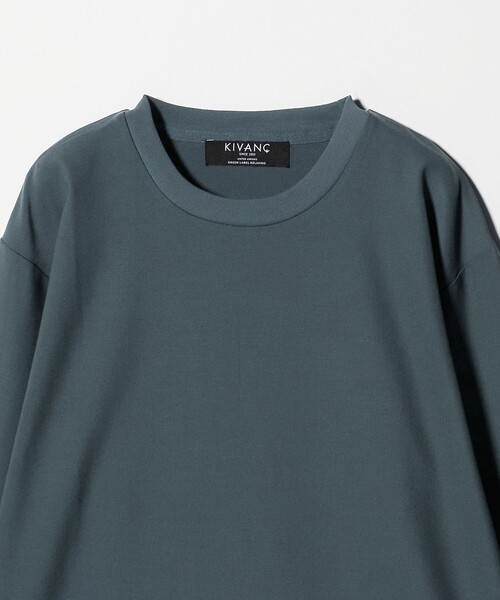 green label relaxing(グリーンレーベルリラクシング)の「KIVANC クルーネック Tシャツ(Tシャツ/カットソー・メンズ・ブラック/ベージュ/ケリーグリーン・L/S/XL/M)」の16枚目の写真