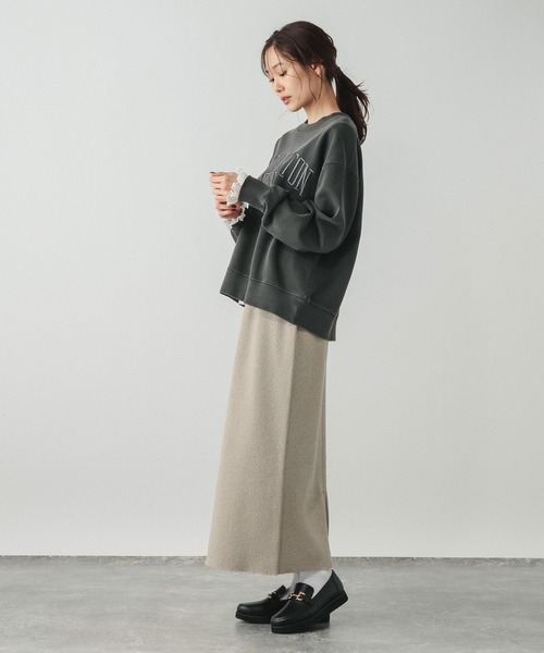 GLOBAL WORK（グローバルワーク）の「クルーZIPカーディガン＊スカートセット/601262（ワンピース・レディース・チャコールグレー/グレイッシュベージュ/ブラウン系その他・MEDIUM/LARGE）」の11枚目の写真