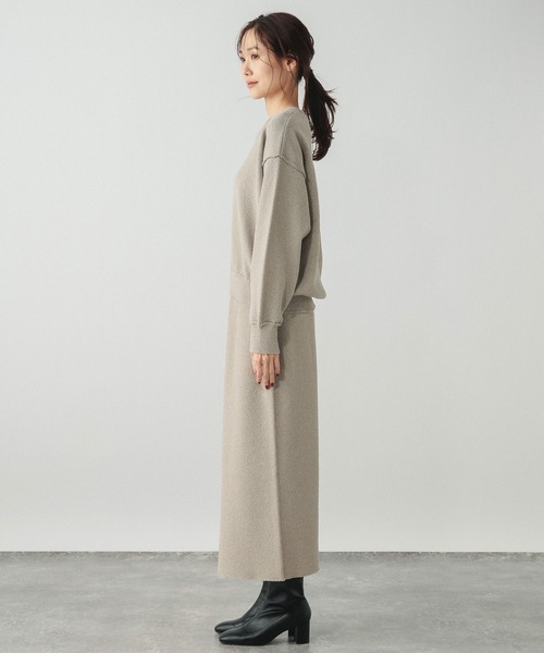 GLOBAL WORK（グローバルワーク）の「クルーZIPカーディガン＊スカートセット/601262（ワンピース・レディース・チャコールグレー/グレイッシュベージュ/ブラウン系その他・MEDIUM/LARGE）」の13枚目の写真