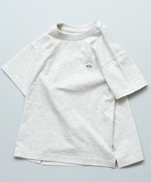 MARKEY'S（マーキーズ）の「【LSP WOW!】マイニチワッペンムジTee（Tシャツ/カットソー・キッズ・ブラック/チャコール/ネイビー/ミント/オレンジ/マスタード/ラベンダー/レモンイエロー/オフホワイト/ピンク/レッド/ホワイト系その他/ベージュ/カーキ/ライトブルー・120/110/100/90/80/140/130/150）」の3枚目の写真