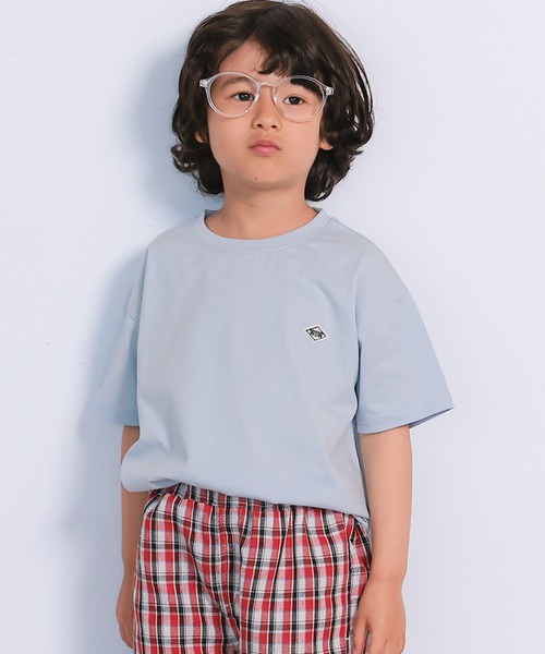 MARKEY'S（マーキーズ）の「【LSP WOW!】マイニチワッペンムジTee（Tシャツ/カットソー・キッズ・ブラック/チャコール/ネイビー/ミント/オレンジ/マスタード/ラベンダー/レモンイエロー/オフホワイト/ピンク/レッド/ホワイト系その他/ベージュ/カーキ/ライトブルー・120/110/100/90/80/140/130/150）」の9枚目の写真