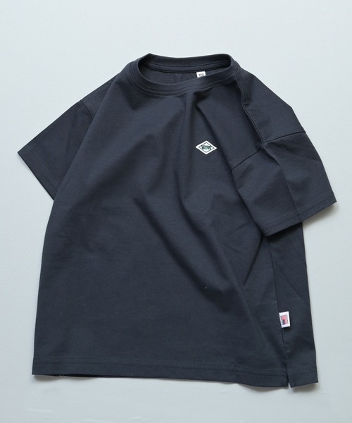 MARKEY'S（マーキーズ）の「【LSP WOW!】マイニチワッペンムジTee（Tシャツ/カットソー・キッズ・ブラック/チャコール/ネイビー/ミント/オレンジ/マスタード/ラベンダー/レモンイエロー/オフホワイト/ピンク/レッド/ホワイト系その他/ベージュ/カーキ/ライトブルー・120/110/100/90/80/140/130/150）」の4枚目の写真