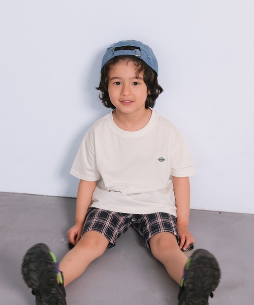 MARKEY'S（マーキーズ）の「【LSP WOW!】マイニチワッペンムジTee（Tシャツ/カットソー・キッズ・ブラック/チャコール/ネイビー/ミント/オレンジ/マスタード/ラベンダー/レモンイエロー/オフホワイト/ピンク/レッド/ホワイト系その他/ベージュ/カーキ/ライトブルー・120/110/100/90/80/140/130/150）」の22枚目の写真