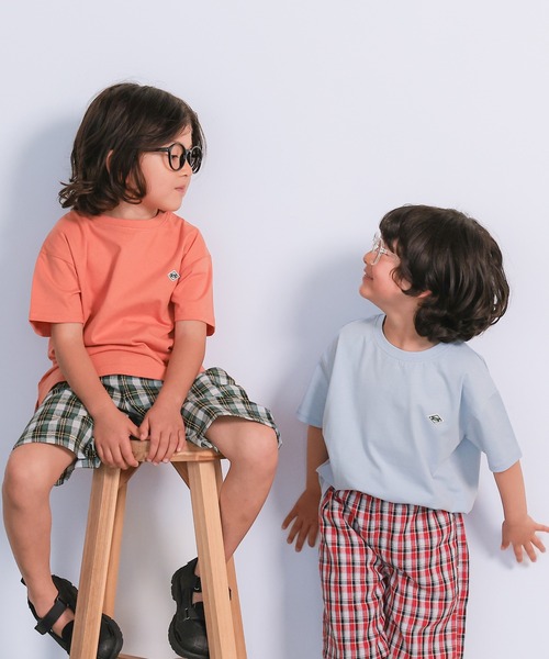 MARKEY'S（マーキーズ）の「【LSP WOW!】マイニチワッペンムジTee（Tシャツ/カットソー・キッズ・ブラック/チャコール/ネイビー/ミント/オレンジ/マスタード/ラベンダー/レモンイエロー/オフホワイト/ピンク/レッド/ホワイト系その他/ベージュ/カーキ/ライトブルー・120/110/100/90/80/140/130/150）」の19枚目の写真