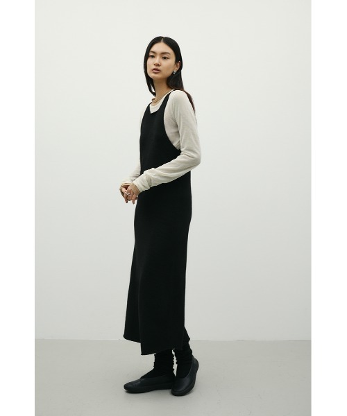 STYLEMIXER(スタイルミキサー)の「2WAYニットキャミワンピース(ワンピース・レディース・レッド/グレー/ブラック・SMALL/MEDIUM)」の8枚目の写真