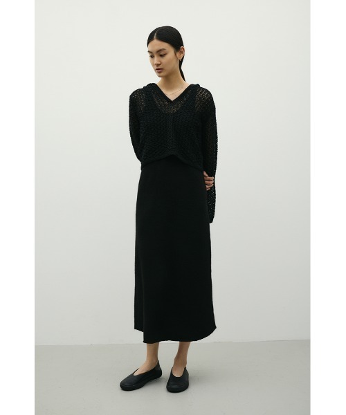 STYLEMIXER(スタイルミキサー)の「2WAYニットキャミワンピース(ワンピース・レディース・レッド/グレー/ブラック・SMALL/MEDIUM)」の10枚目の写真