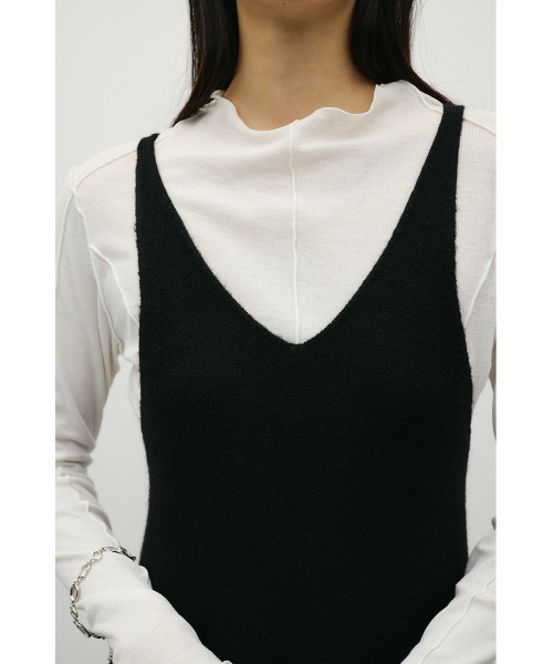 STYLEMIXER(スタイルミキサー)の「2WAYニットキャミワンピース(ワンピース・レディース・レッド/グレー/ブラック・SMALL/MEDIUM)」の12枚目の写真