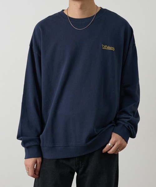 セール】ワンポイント刺繍クルーネックスウェット（Tシャツ/カットソー