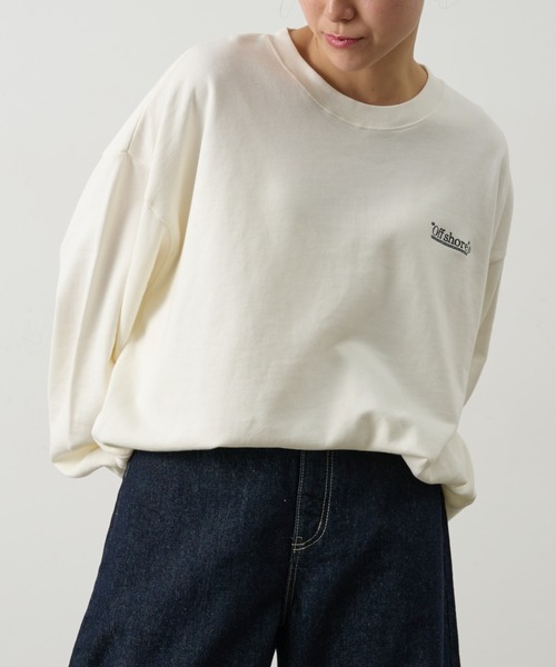 セール】ワンポイント刺繍クルーネックスウェット（Tシャツ/カットソー