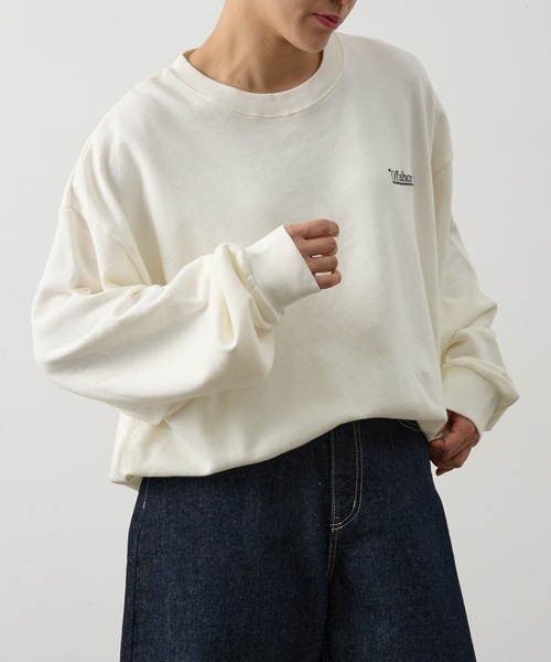 COLONY 2139（コロニートゥーワンスリーナイン）の「ワンポイント刺繍クルーネックスウェット（Tシャツ/カットソー・メンズ・ネイビー/ホワイト/ブラック・LARGE/MEDIUM）」の15枚目の写真