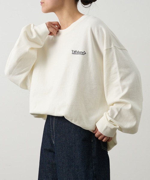 COLONY 2139（コロニートゥーワンスリーナイン）の「ワンポイント刺繍クルーネックスウェット（Tシャツ/カットソー・メンズ・ネイビー/ホワイト/ブラック・LARGE/MEDIUM）」の13枚目の写真