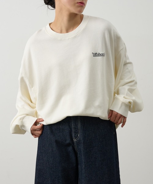 COLONY 2139（コロニートゥーワンスリーナイン）の「ワンポイント刺繍クルーネックスウェット（Tシャツ/カットソー・メンズ・ネイビー/ホワイト/ブラック・LARGE/MEDIUM）」の12枚目の写真