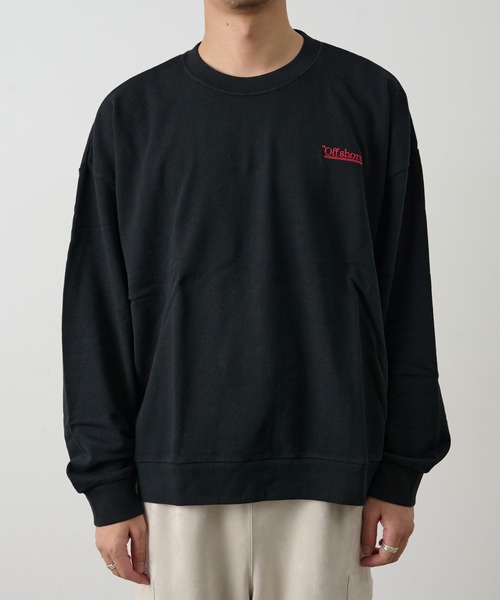 COLONY 2139（コロニートゥーワンスリーナイン）の「ワンポイント刺繍クルーネックスウェット（Tシャツ/カットソー・メンズ・ネイビー/ホワイト/ブラック・LARGE/MEDIUM）」の5枚目の写真