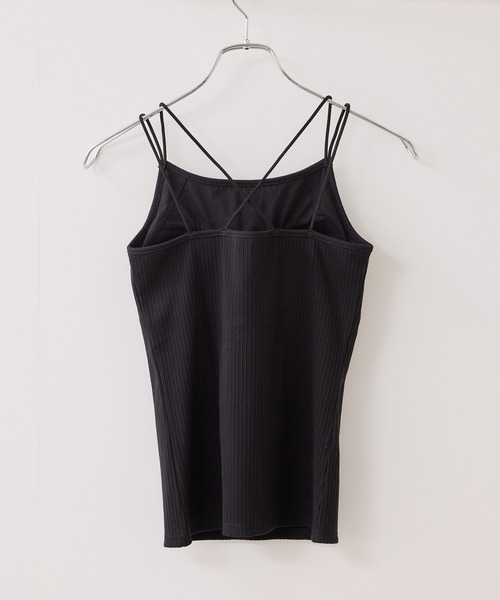 VIS（ビス）の「カップ付きアメスリキャミソール（キャミソール・レディース・ダークブラウン/キナリ/ブラック・FREE/FS）」の16枚目の写真