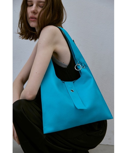 un/neu(アンノイ)の「トライアングルワンハンドルミニバッグ / 500mlペットボトル収納可能(ハンドバッグ・レディース・ブルー/グリーン/ブラウン/ブラック・FREE)」の21枚目の写真