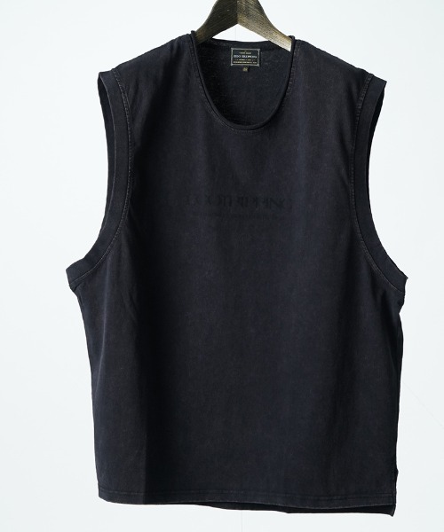 EGO TRIPPING（エゴトリッピング）の「mta604- CREWNOT bleed ノースリーブシャツ(666658)（Tシャツ/カットソー・メンズ・ブラック/ダークブラウン・48/46）」の10枚目の写真