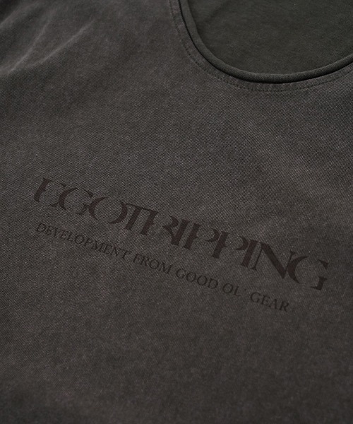 EGO TRIPPING（エゴトリッピング）の「mta604- CREWNOT bleed ノースリーブシャツ(666658)（Tシャツ/カットソー・メンズ・ブラック/ダークブラウン・48/46）」の18枚目の写真