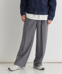 BACK NUMBER（バックナンバー）の「【BACK NUMBER】TRイージーワイドトラウザー (テーパード風 / 通勤対応 / ストレッチ性)（その他パンツ）」