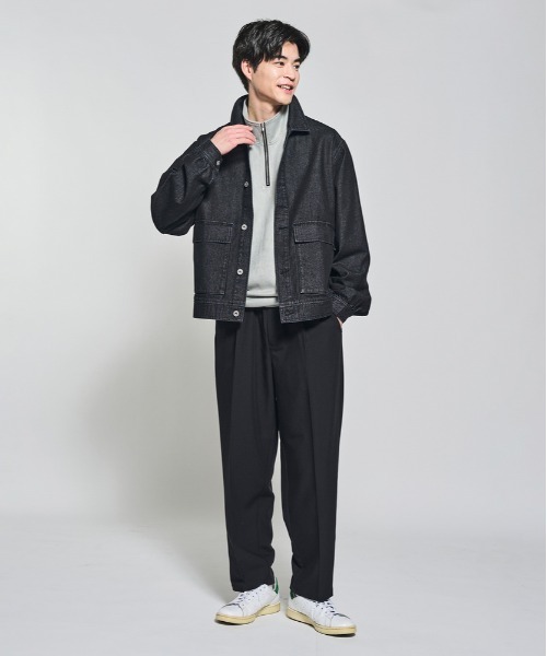 BACK NUMBER（バックナンバー）の「【BACK NUMBER】TRイージーワイドトラウザー (テーパード風 / 通勤対応 / ストレッチ性)（その他パンツ・メンズ・ライトブラウン/グレー/ブラック・S/M/L/XL）」の18枚目の写真