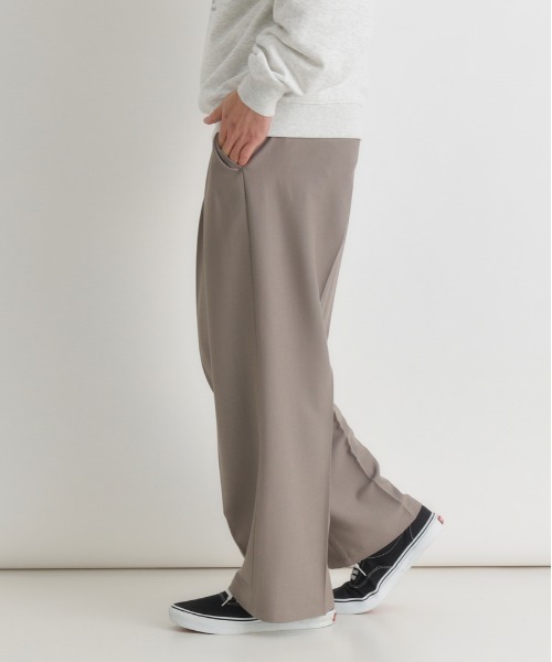 BACK NUMBER（バックナンバー）の「【BACK NUMBER】TRイージーワイドトラウザー (テーパード風 / 通勤対応 / ストレッチ性)（その他パンツ・メンズ・ライトブラウン/グレー/ブラック・S/M/L/XL）」の11枚目の写真