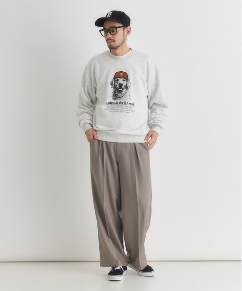 BACK NUMBER（バックナンバー）の「【BACK NUMBER】TRイージーワイドトラウザー (テーパード風 / 通勤対応 / ストレッチ性)（その他パンツ・メンズ・ライトブラウン/グレー/ブラック・S/M/L/XL）」の13枚目の写真