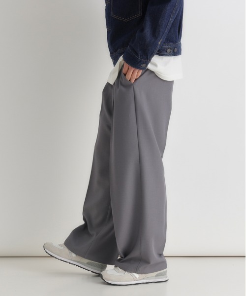 BACK NUMBER（バックナンバー）の「【BACK NUMBER】TRイージーワイドトラウザー (テーパード風 / 通勤対応 / ストレッチ性)（その他パンツ・メンズ・ライトブラウン/グレー/ブラック・S/M/L/XL）」の15枚目の写真