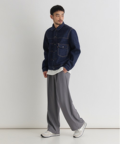 BACK NUMBER（バックナンバー）の「【BACK NUMBER】TRイージーワイドトラウザー (テーパード風 / 通勤対応 / ストレッチ性)（その他パンツ・メンズ・ライトブラウン/グレー/ブラック・S/M/L/XL）」の16枚目の写真