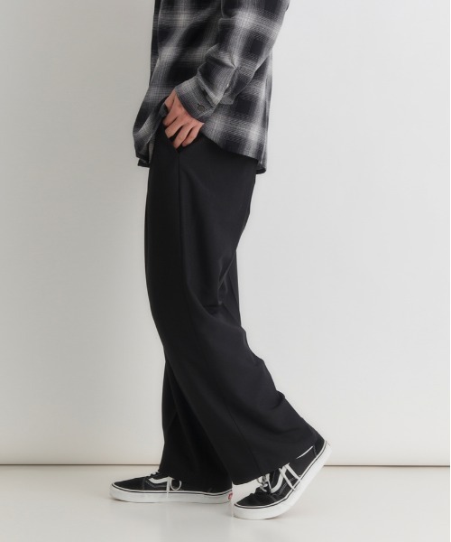 BACK NUMBER（バックナンバー）の「【BACK NUMBER】TRイージーワイドトラウザー (テーパード風 / 通勤対応 / ストレッチ性)（その他パンツ・メンズ・ライトブラウン/グレー/ブラック・S/M/L/XL）」の5枚目の写真