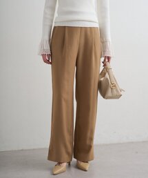 LOUNGEDRESS | 麻調合繊タックパンツ(その他パンツ)