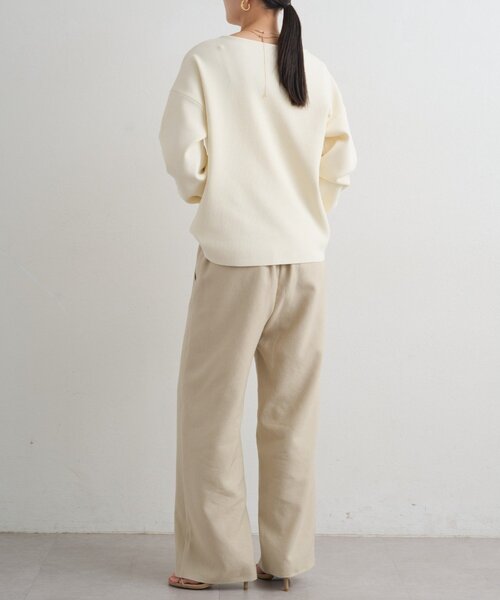 LOUNGEDRESS（ラウンジドレス）の「麻調合繊タックパンツ（その他パンツ・レディース・ライトベージュ/ブラック/キャメル・SMALL/MEDIUM）」の18枚目の写真