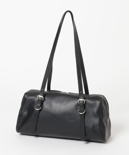 GLOBAL WORK（グローバルワーク）の「スペ軽ロングスクエアバッグ/646421（ショルダーバッグ・レディース・アイボリー/ダークブラウン/ブラック・ONE SIZE）」の2枚目の写真