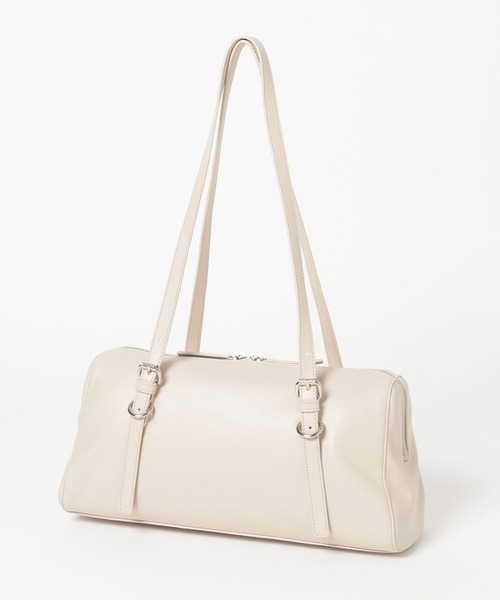 GLOBAL WORK（グローバルワーク）の「スペ軽ロングスクエアバッグ/646421（ショルダーバッグ・レディース・アイボリー/ダークブラウン/ブラック・ONE SIZE）」の6枚目の写真