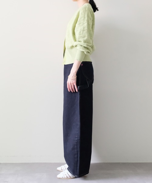 DOLLUPOOPS(ドールアップウップス)の「Heart Pocket Painter Pants(ハートポケットペインターパンツ)(デニムパンツ・レディース・ネイビー・FREE)」の17枚目の写真