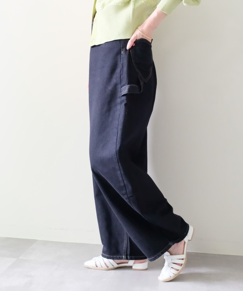 DOLLUPOOPS(ドールアップウップス)の「Heart Pocket Painter Pants(ハートポケットペインターパンツ)(デニムパンツ・レディース・ネイビー・FREE)」の11枚目の写真