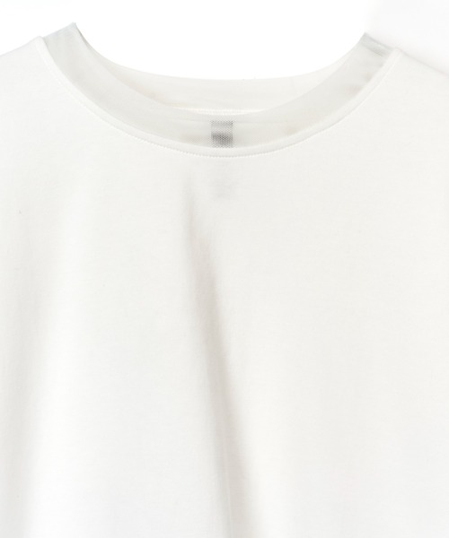 AULA AILA（アウラアイラ）の「バックレイヤードＴシャツ（Tシャツ/カットソー・レディース・ホワイト/ブラック・0）」の13枚目の写真