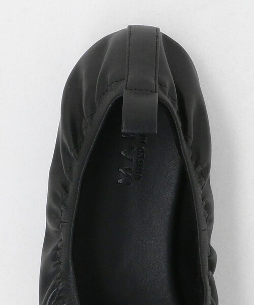 MARW UNITED ARROWS（マルゥ ユナイテッドアローズ）の「＜MARW UNITED ARROWS＋ODETTE E ODILE＞ギャザー スクエア フラットシューズ（その他シューズ・レディース・ブラック・23.5cm/22cm/24cm/24.5cm/25cm/22.5cm/23cm）」の7枚目の写真