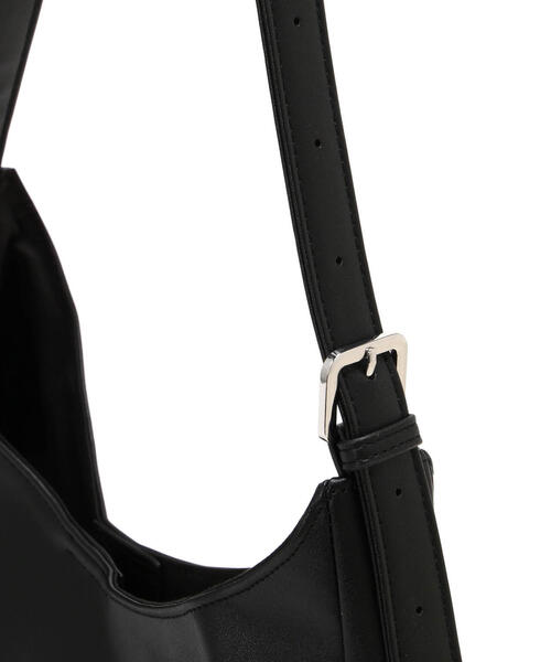 FREE'S MART（フリーズマート）の「ダブルポケットバッグ（トートバッグ・レディース・ブラウン/ブラック・ﾌﾘ-）」の5枚目の写真