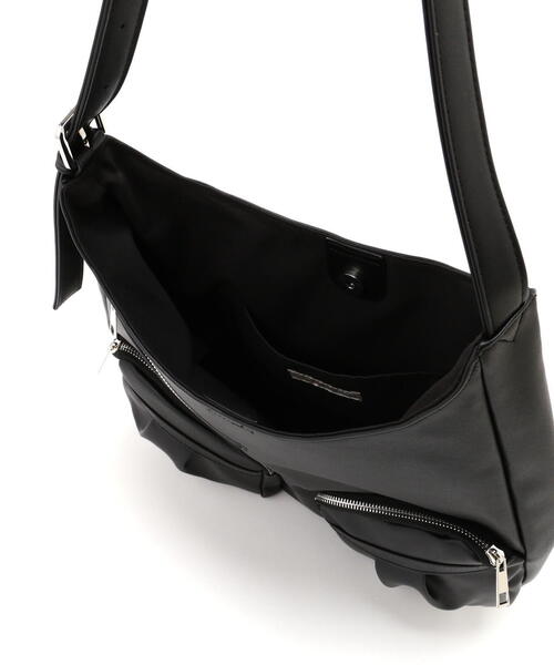 FREE'S MART（フリーズマート）の「ダブルポケットバッグ（トートバッグ・レディース・ブラウン/ブラック・ﾌﾘ-）」の10枚目の写真