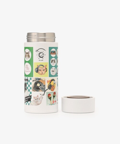 Afternoon Tea（アフタヌーンティー）の「シームレスボトル 320ml/Cat's NapTime（水筒・レディース・ホワイト・ONE SIZE）」の3枚目の写真