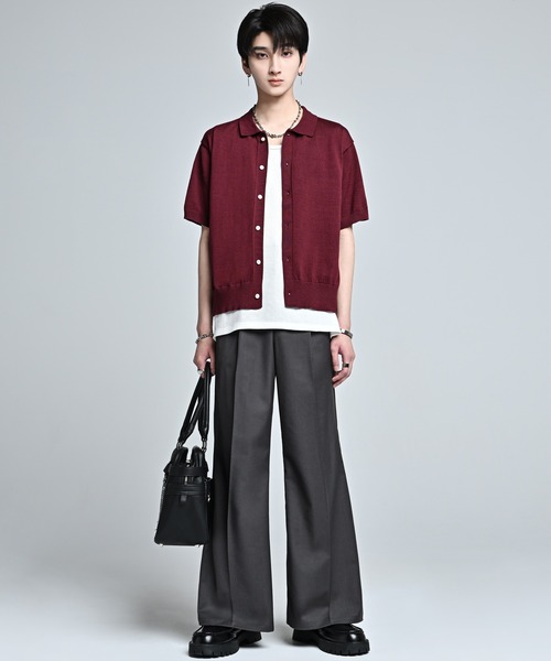 ADRER(アドラー)の「Extra Quality TR Flare Slacks / エクストラクオリティ TR フレアスラックス(スラックス・メンズ・チャコールグレー/ブラック・XS/L/M/S)」の6枚目の写真