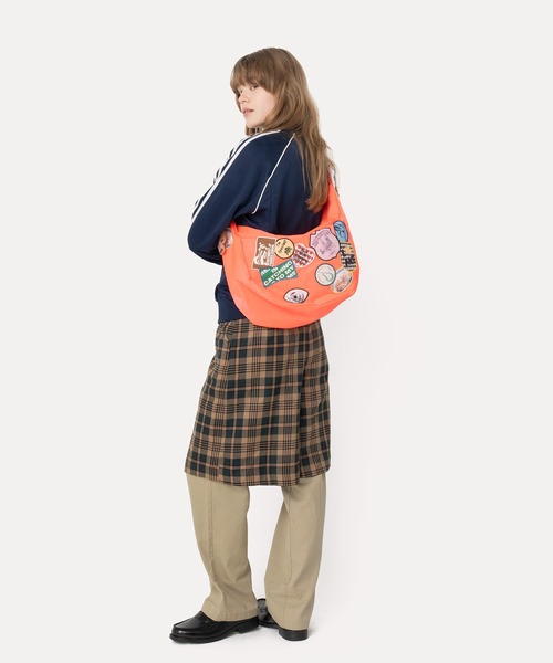 HEY!MrsROSE（ヘイミセスローズ）の「HEY! Mrs ROSE(ヘイ！ミセスローズ)HEY!Wappen BAG（ショルダーバッグ・レディース・ホワイト/ピンク/ブラック・FREE）」の9枚目の写真