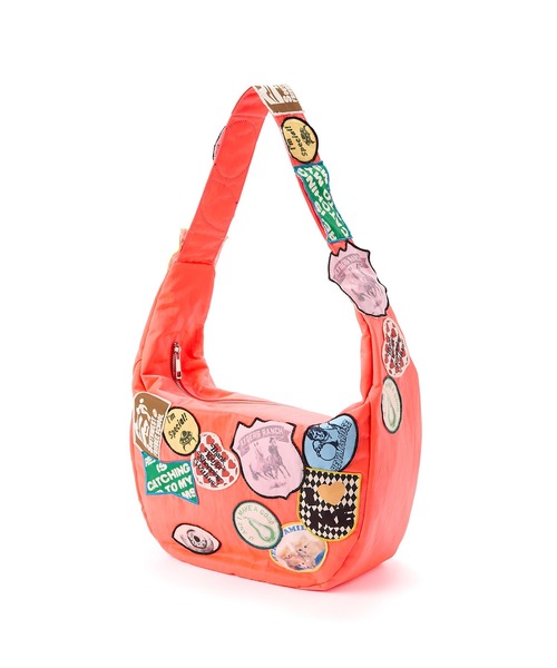 HEY!MrsROSE（ヘイミセスローズ）の「HEY! Mrs ROSE(ヘイ！ミセスローズ)HEY!Wappen BAG（ショルダーバッグ・レディース・ホワイト/ピンク/ブラック・FREE）」の16枚目の写真