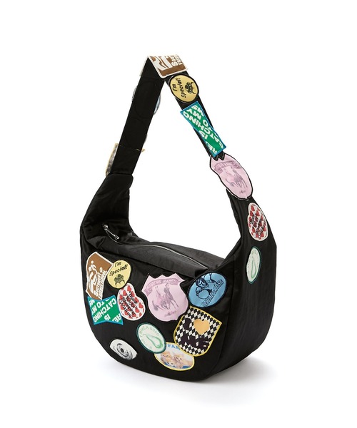 HEY!MrsROSE（ヘイミセスローズ）の「HEY! Mrs ROSE(ヘイ！ミセスローズ)HEY!Wappen BAG（ショルダーバッグ・レディース・ホワイト/ピンク/ブラック・FREE）」の18枚目の写真