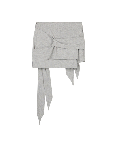 ROCKCAKE（ロックケーキ）の「Drape Wrap Mini Skirt - Gray（スカート・レディース・その他・SMALL）」の3枚目の写真