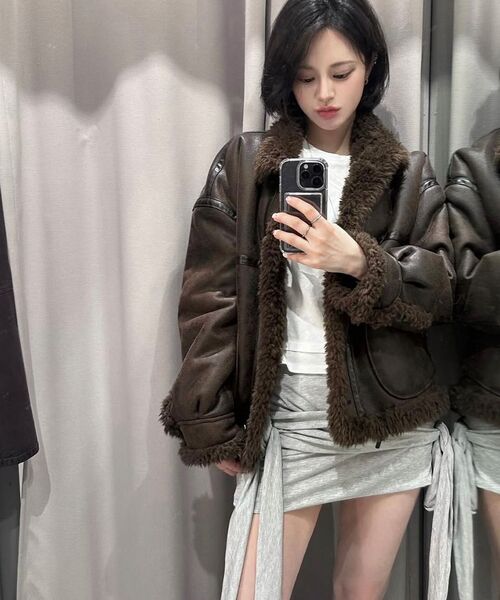 ROCKCAKE（ロックケーキ）の「Drape Wrap Mini Skirt - Gray（スカート・レディース・その他・SMALL）」の12枚目の写真